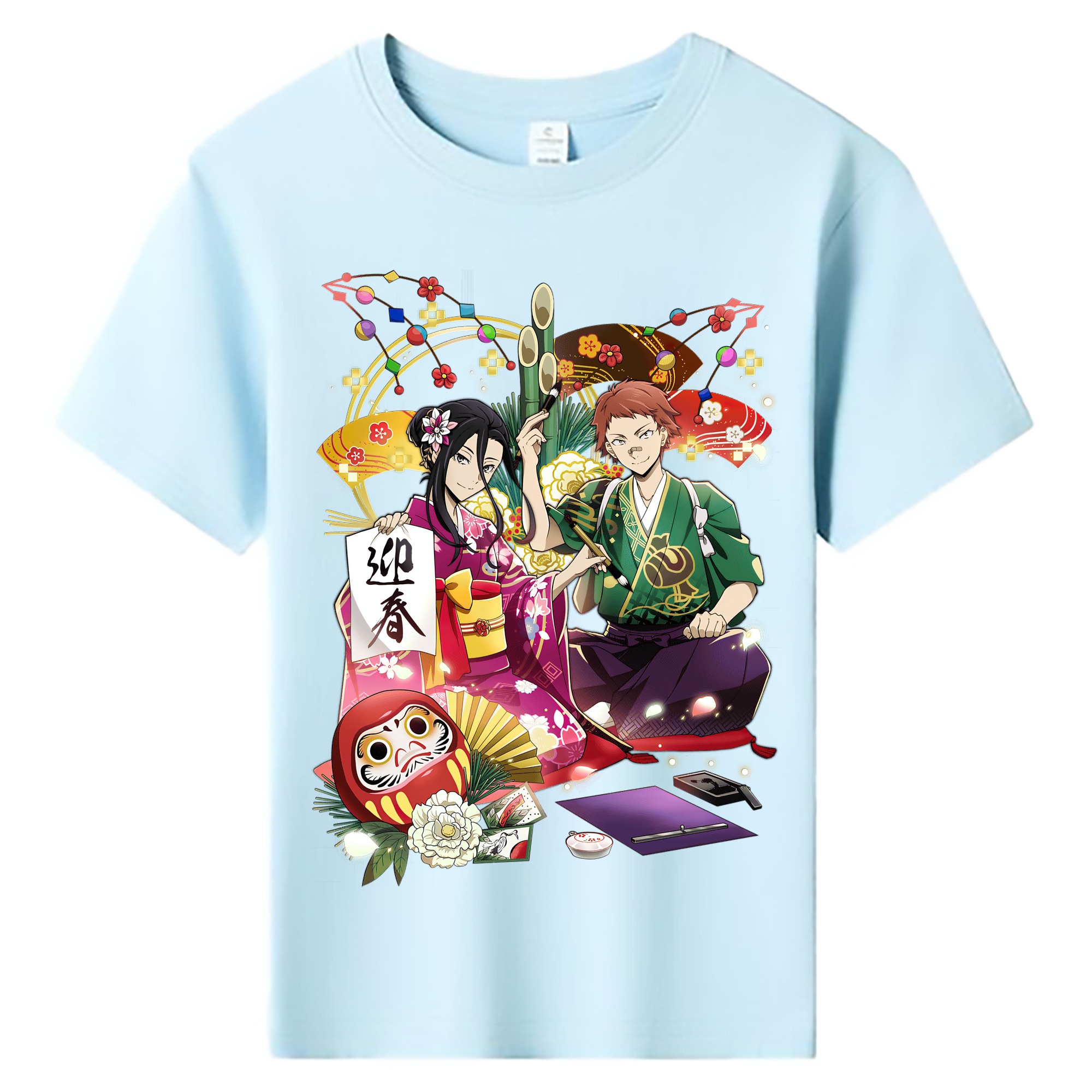 （画像用） 文豪ストレイドッグス Bungo Stray Dogs 綿100％キッズTシャツ（フロントプリント）